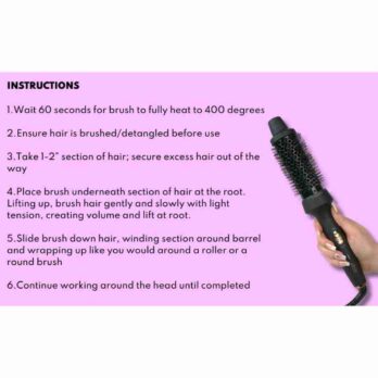 Aria Hot Styling Brush2| Charm and Champagne 